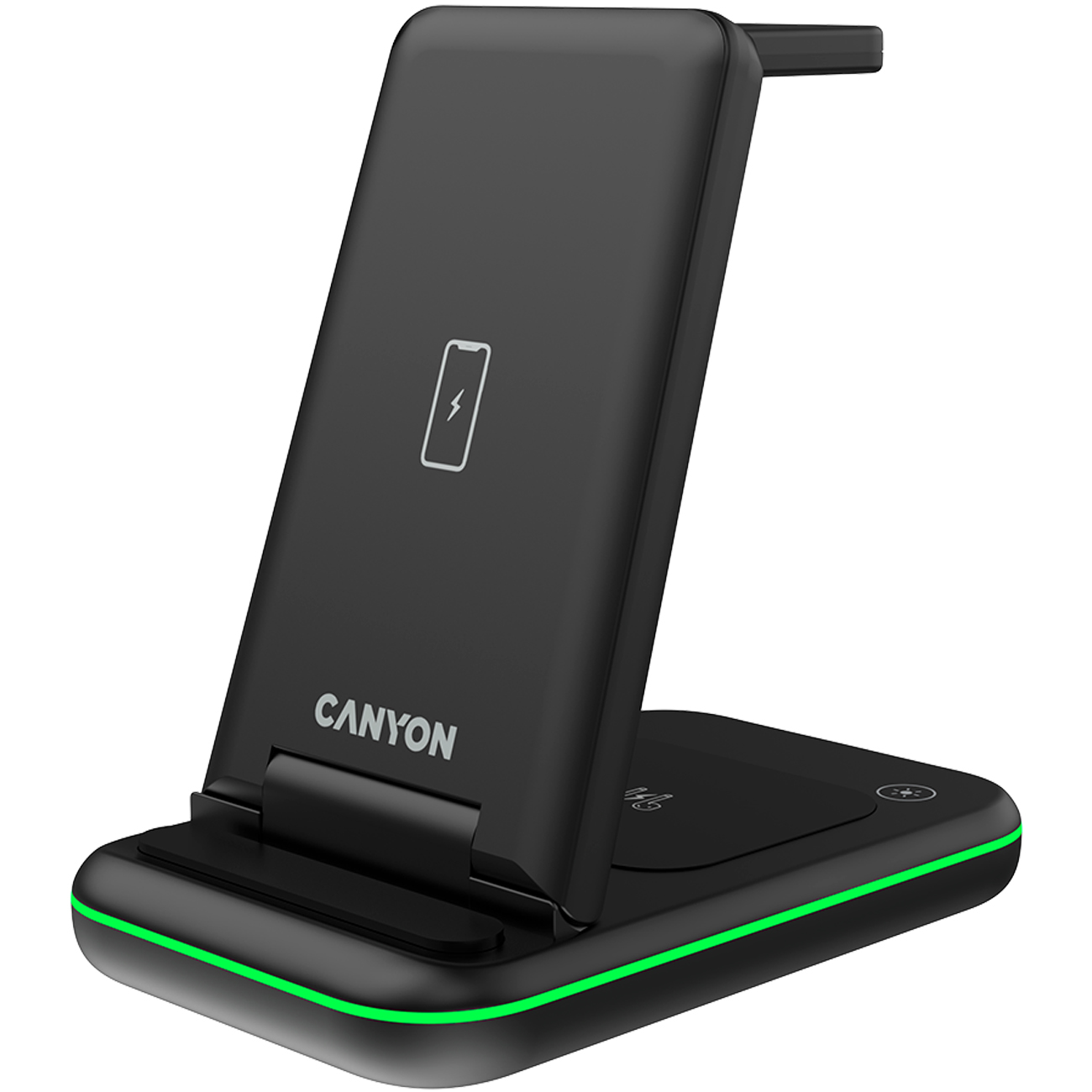 Canyon Ladegerät Wireless Dock 3in1 QI für Apple 15W black retail
