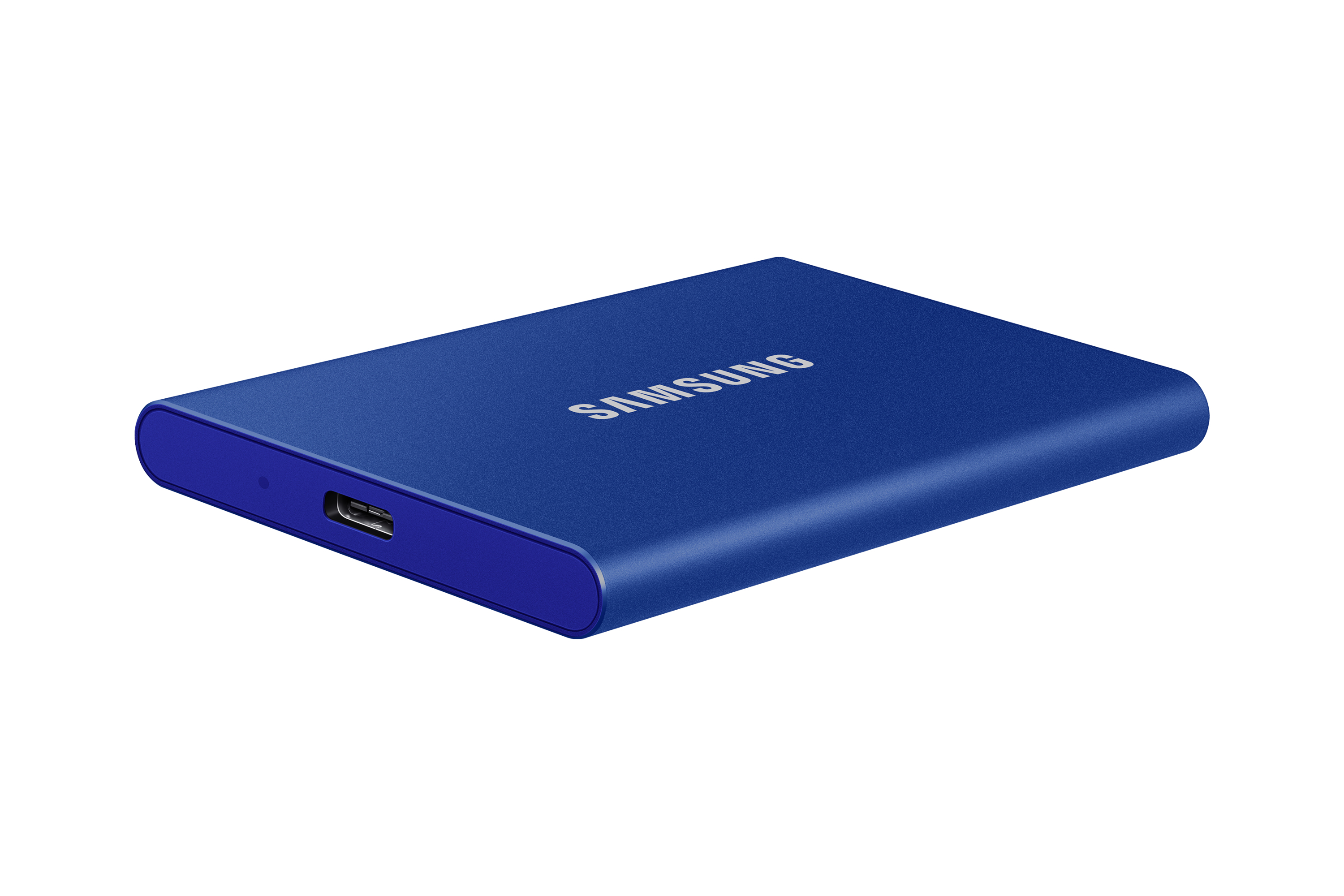 SSD 500GB Samsung Portable SSD T7 USB3.2 Gen.2 Indigo Blue extern Kit