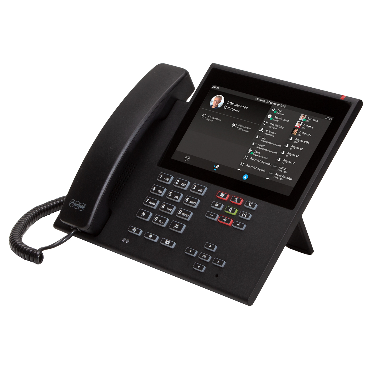 AUERSWALD Telefon COMfortel D-600 schwarz