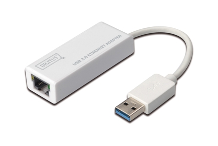 DIGITUS Adapter USB3.0 -> RJ45 Gigabit Ethernet weiß