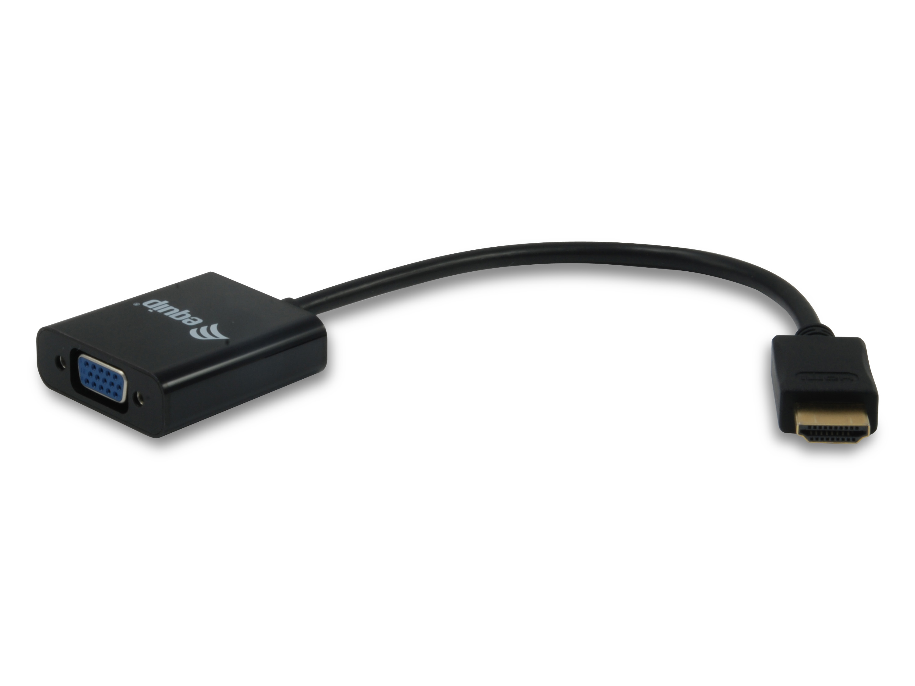 Equip HDMI Adapter VGA mit Audio schwarz