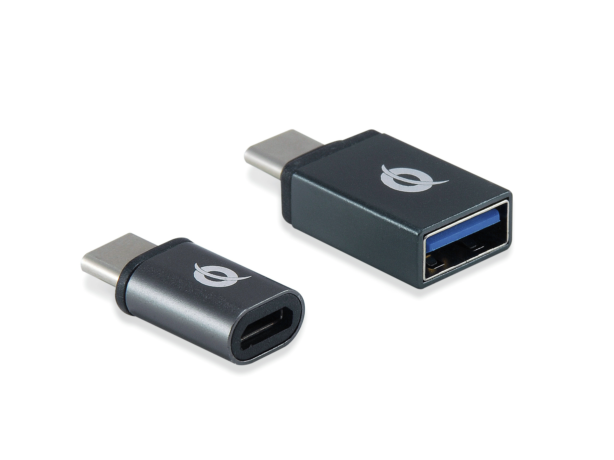 CONCEPTRONIC Adapter USB-C -> USB3.0+Micro USB 2er-Pack gr