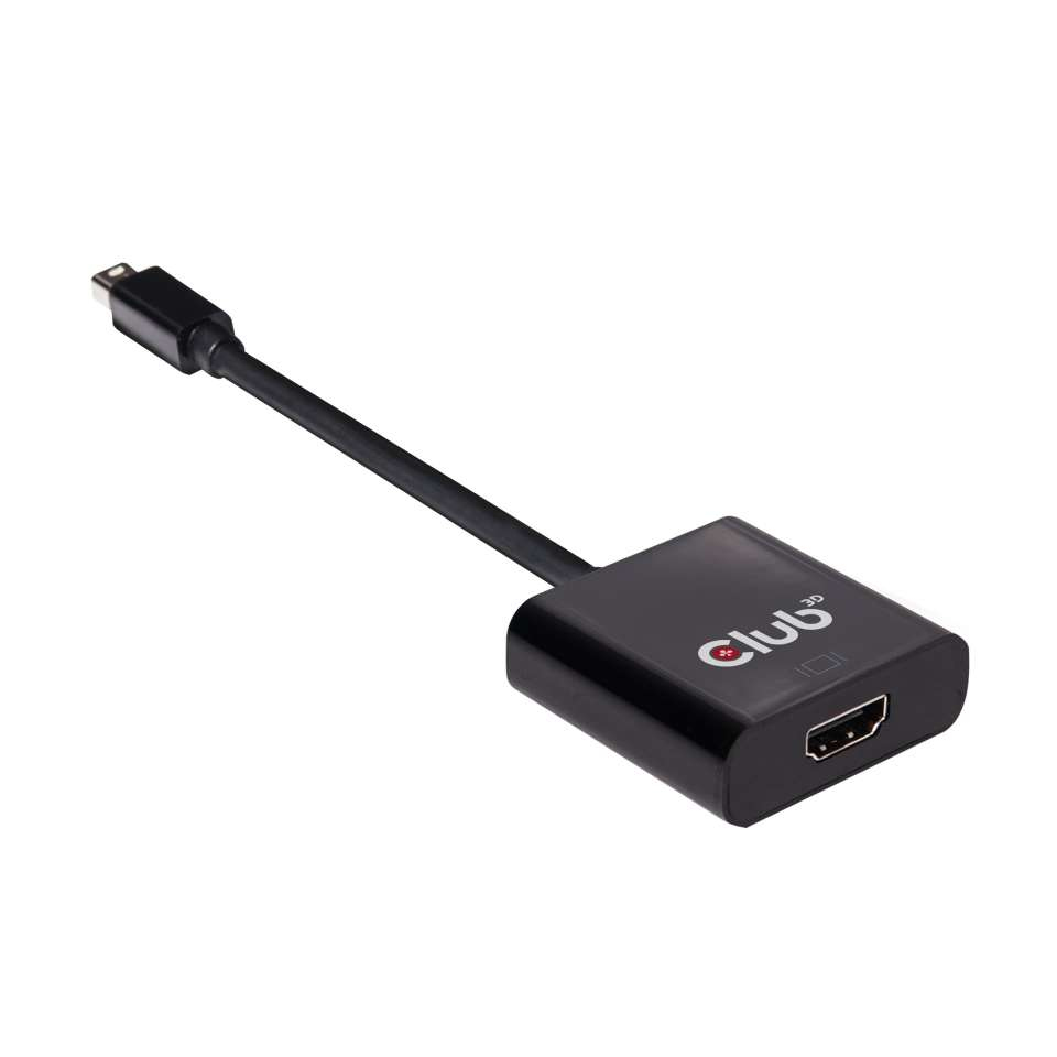 Club3D Adapter MiniDisplayPort > HDMI 2.0 3D 4K60Hz aktiv Polybeutel
