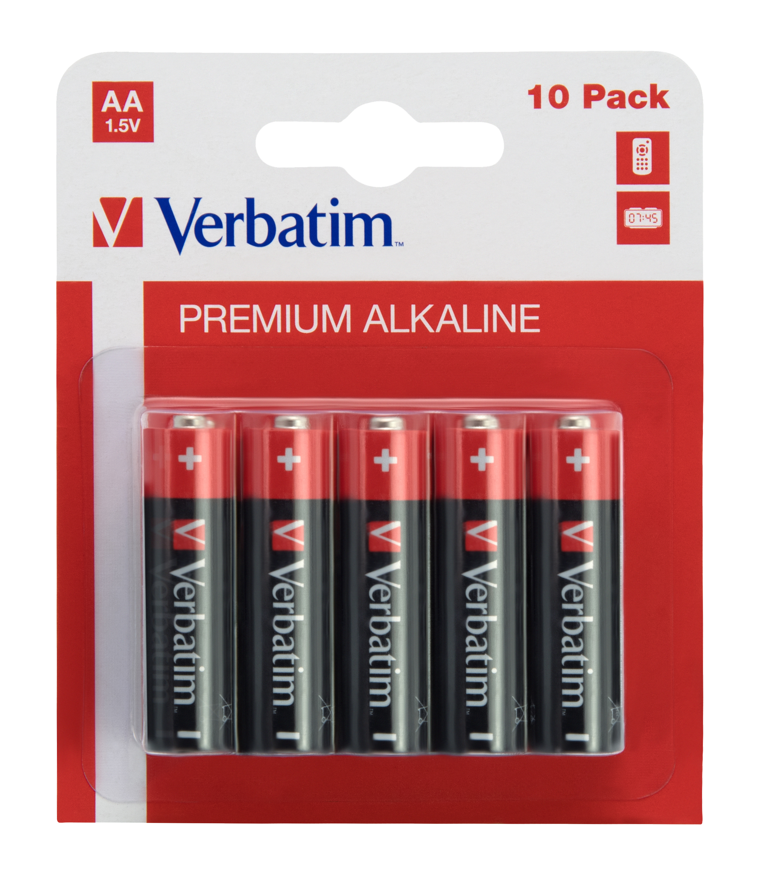 Batterie AA Verbatim Alkalibatterien 10er Pack extern retail