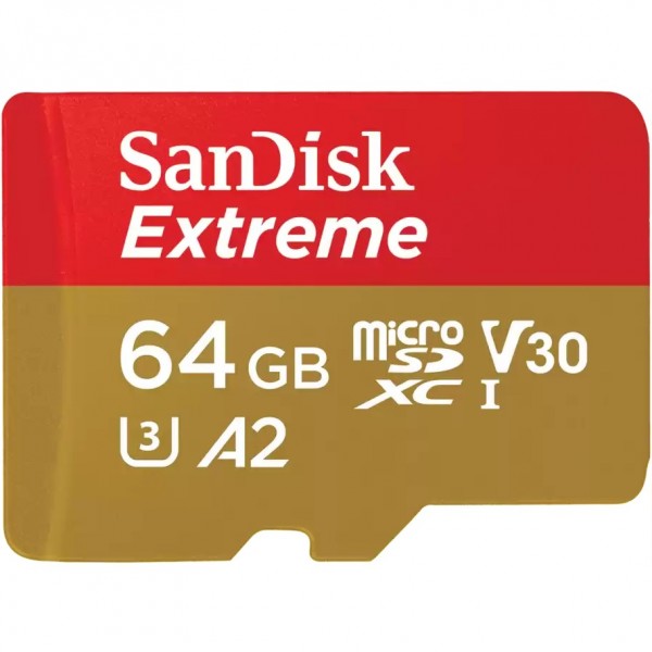 64GB SanDisk Extreme MicroSDXC 170MB/s +Adpater