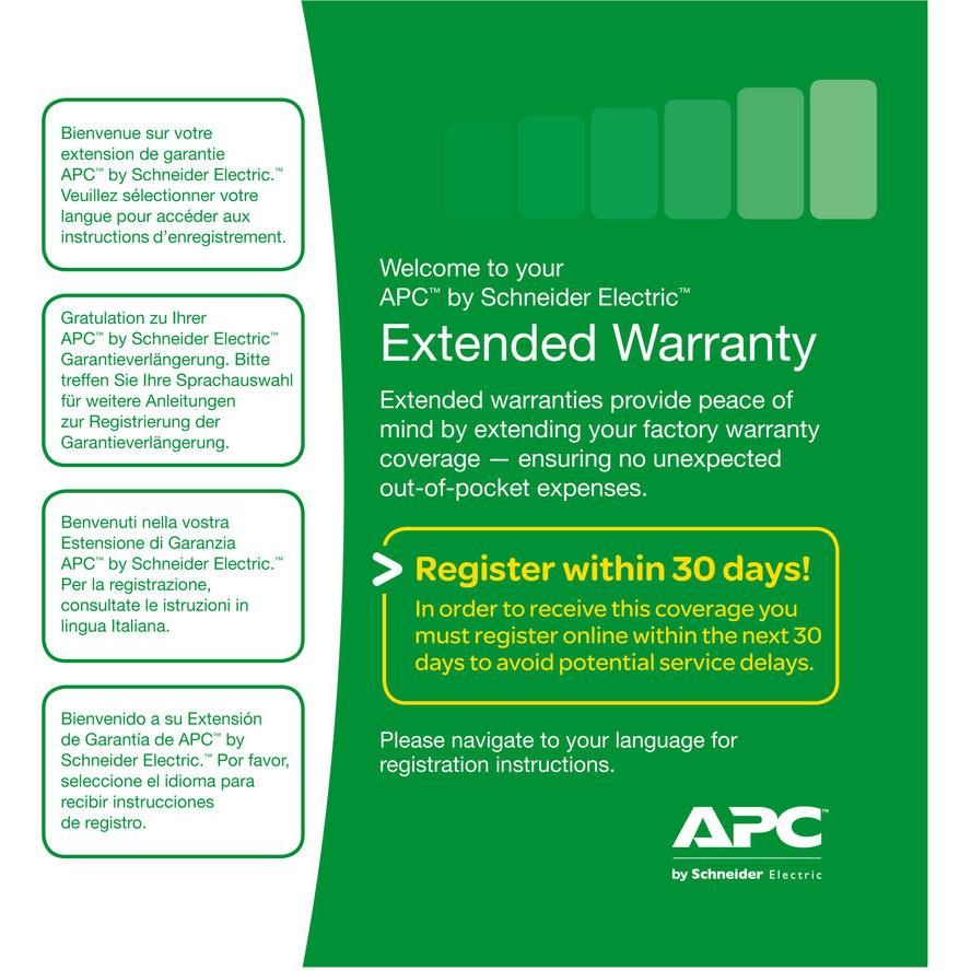 APC Garantie Service Pack 3 Year Warranty Extension SP-03