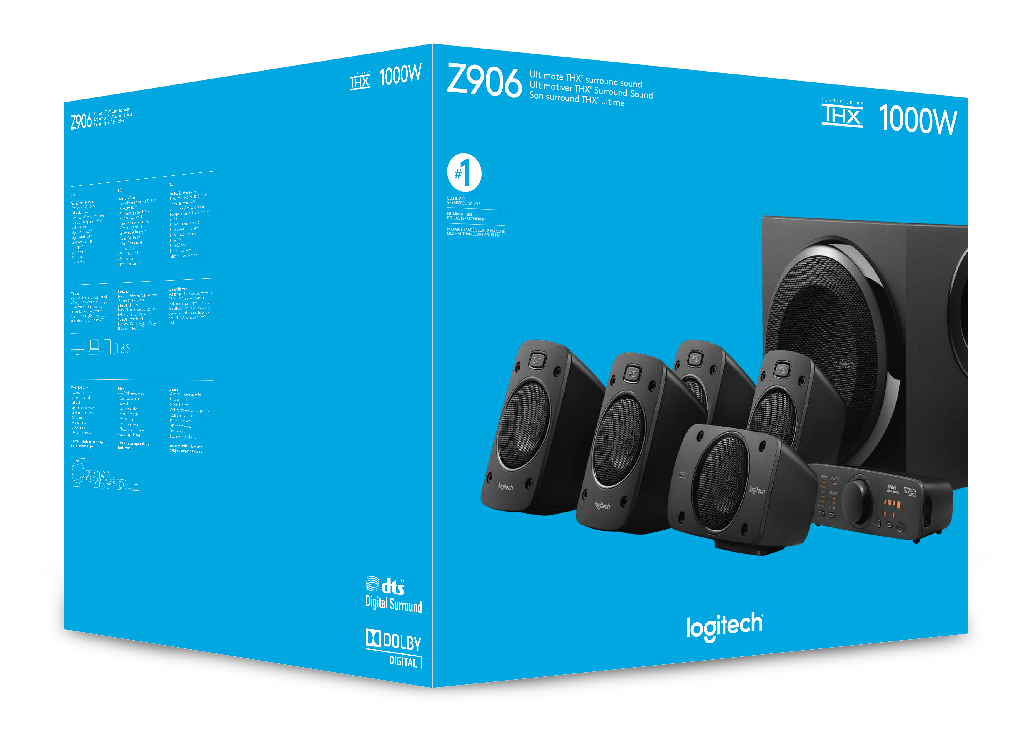 Logitech Speaker Z906 black retail