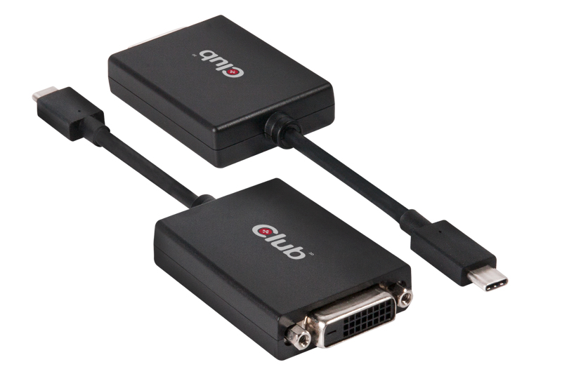 Club3D Adapter USB 3.1 Typ C > DVI-D aktiv St/Bu retail