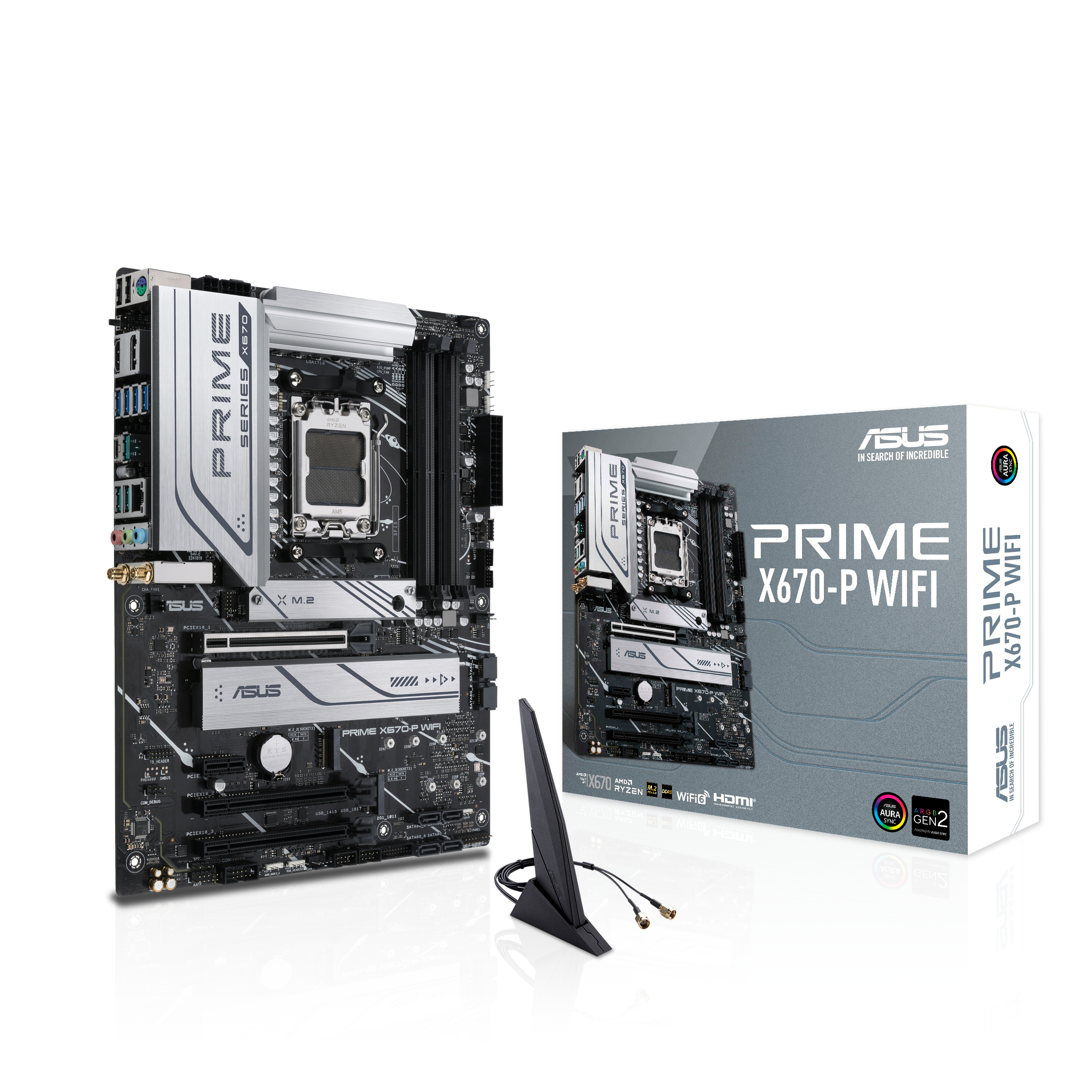 MB ASUS PRIME X670-P WIFI (AMD,AM5,DDR5,ATX)