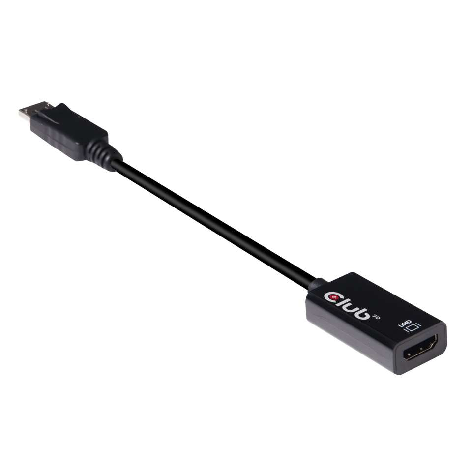 Club3D Adapter DisplayPort > HDMI 2.0b HDR 4K60Hz aktiv retail