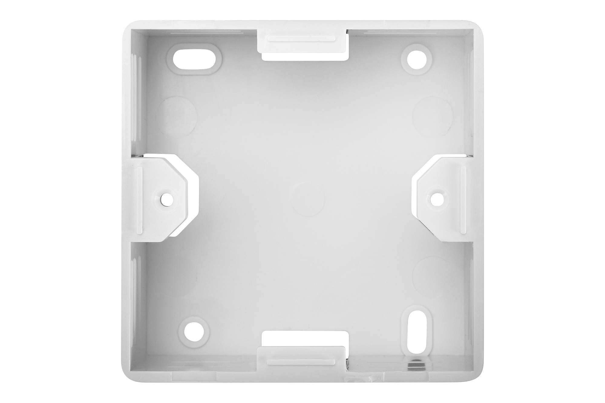 DIGITUS RJ45Dose Cat6 2xRJ45 geschirmt Aufputz Signalweiß