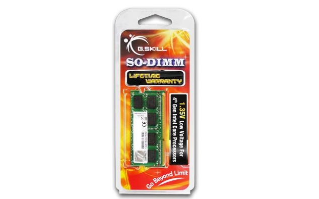 SO DDR3 8GB PC 1600 CL11 G.Skill 1.35V (1x8GB) Value 8GSL