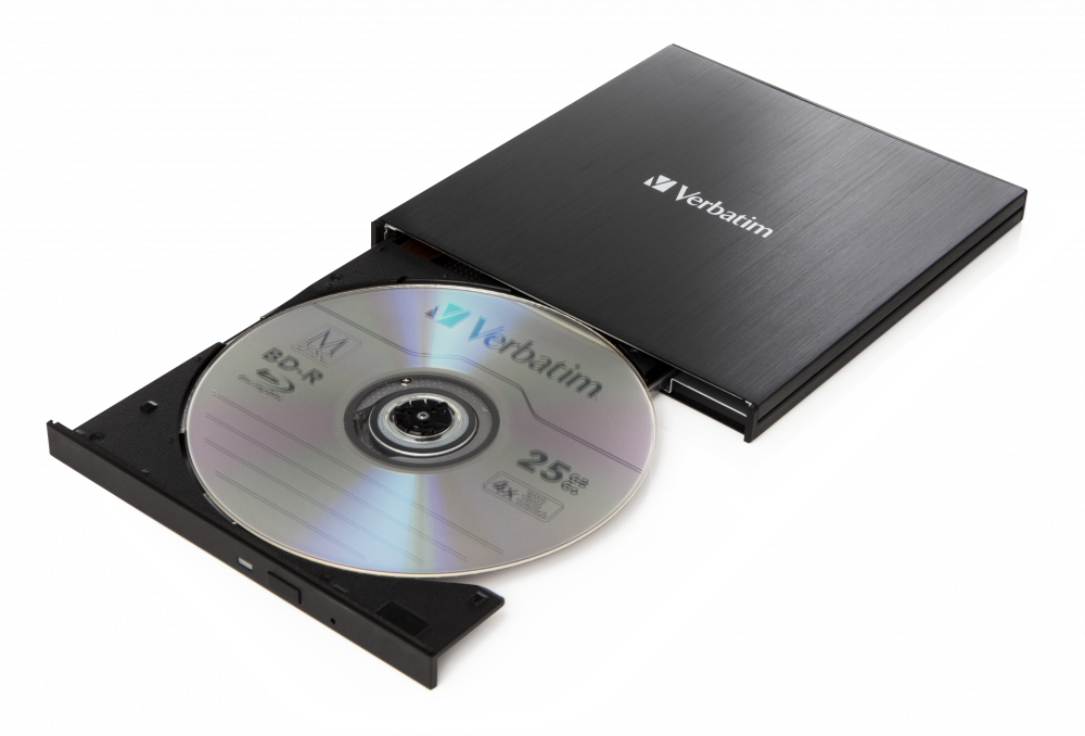 BRW Verbatim ext. Slimline USB3.1 Typ C Blu-ray Brenner extern retail
