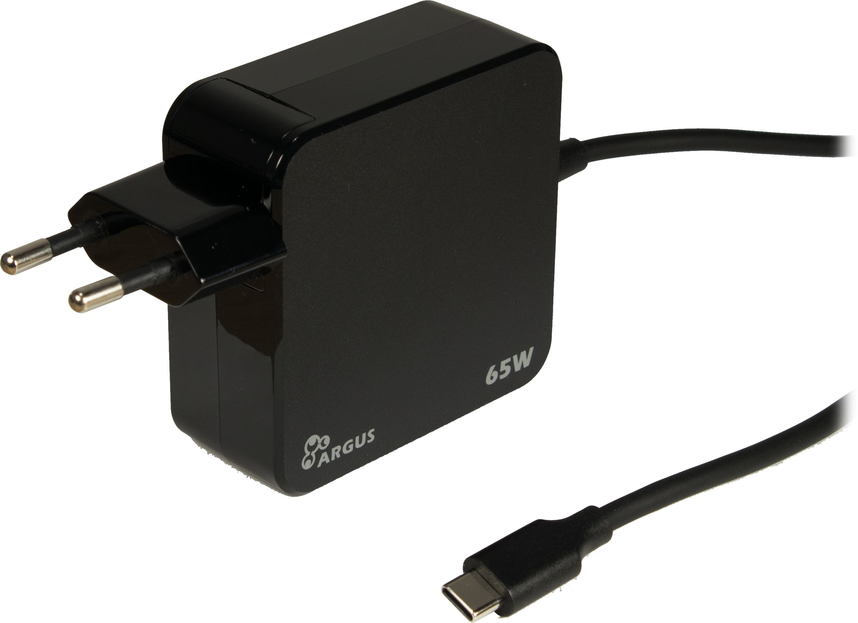 Inter-Tech Stecker-Netzteil PD-2065 65W USB-C schwarz