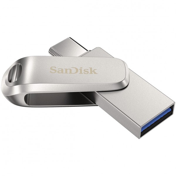 STICK 512GB 3.1 SanDisk Ultra Dual Drive Luxe Type-C silver