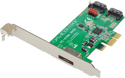 Dawicontrol PCI Card PCI-e DC-610e RAID 2-Kanal SATA3 6G eS