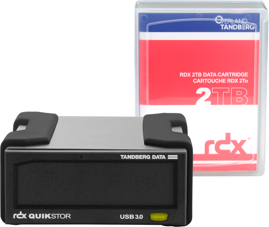 Tandberg RDX Quikstor External drive kit 2 TB USB+